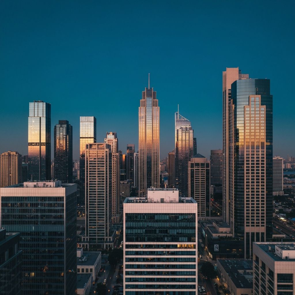 Premium city skyline
